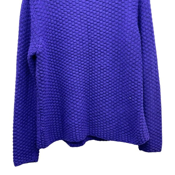 Vintage Chico’s Turtle Neck Knit Mock Neck Women’s Sweater Purple - Size 2 - Picture 4 of 7